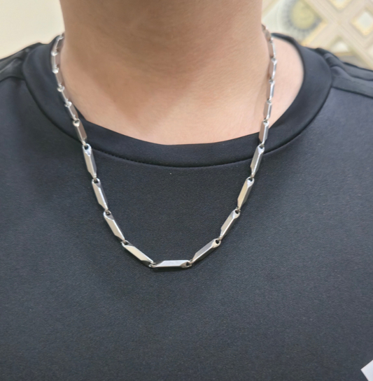 Choromic Silver combo chain + (gift bracelet)