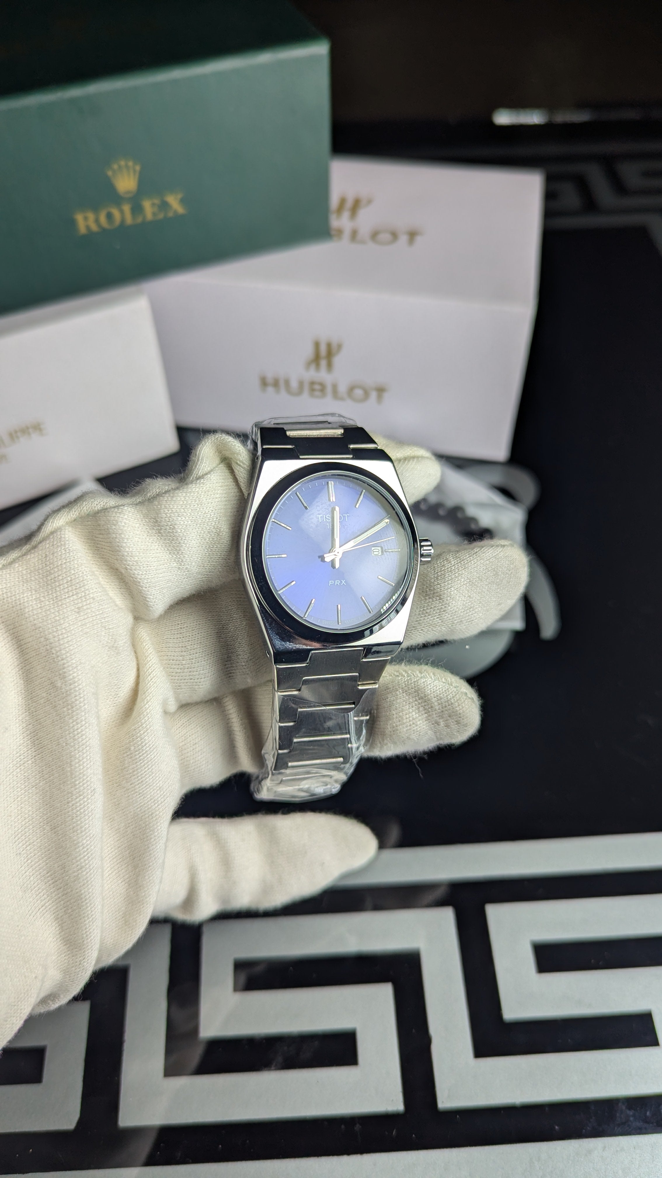 Tissot PRX ® - Dark Blue dial - Free bracelet - Free Delivery