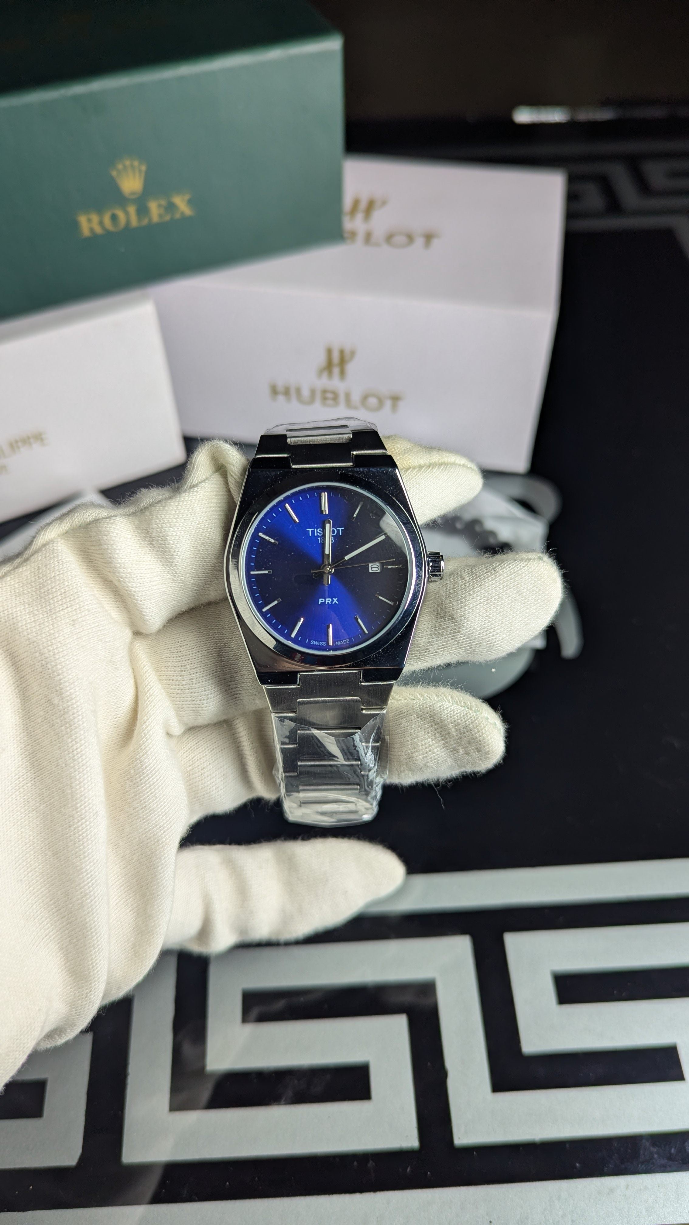 Tissot PRX ® - Dark Blue dial - Free bracelet - Free Delivery