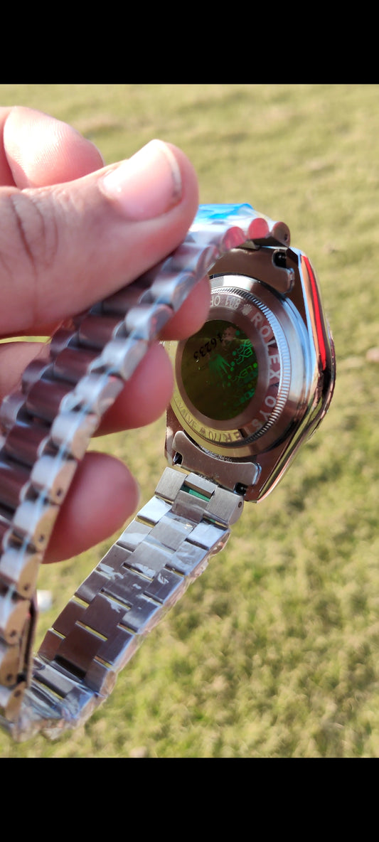 Luxury day date bronze dial